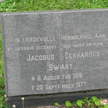 SWART Jacobus Gerhardus 1918-1977