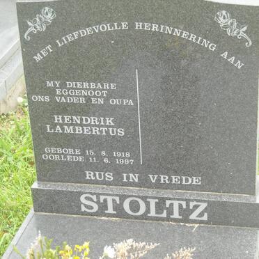 STOLTZ Hendrik Lambertus 1918-1997