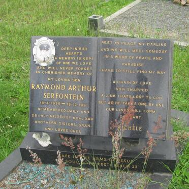 SERFONTEIN Raymond Arthur 1959-1981