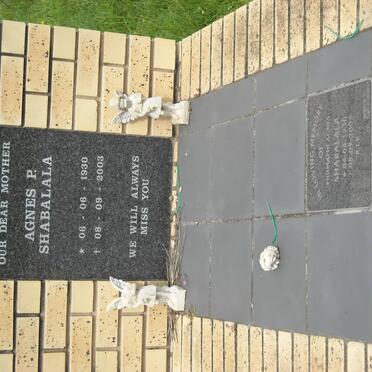 SHABALALA Agnes P. 1930-2003 :: SHABALALA Phumaphi Agnes 1930-2003