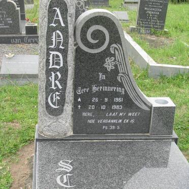 SCHEEPERS Andre 1961-1983