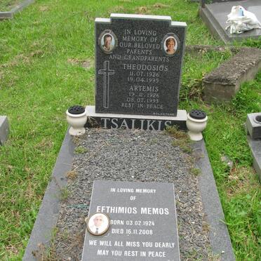 TSALIKIS Theodosis 1926-1995 &amp; Artemis 1926-1993 :: MEMOS Efthimios 1924-2008