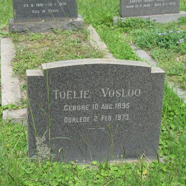 VOSLOO Toelie 1895-1973
