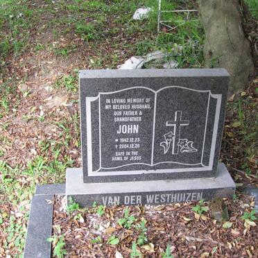 WESTHUIZEN John, van der 1942-2004