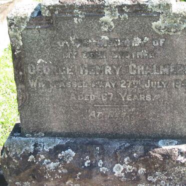 CHALMERS George Henry -1945