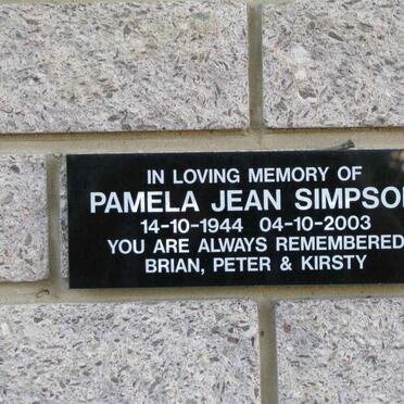 SIMPSON Pamela Jean 1944-2003