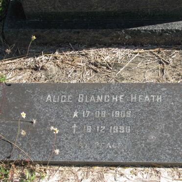 HEATH Alice Blanche 1909-1990