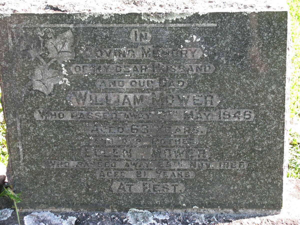 MOWER William -1946 &amp; Ellen -1965