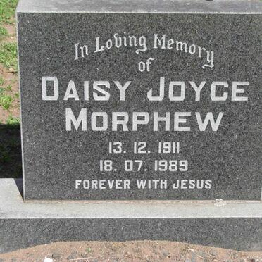 MORPHEW Daisy Joyce 1911-1989