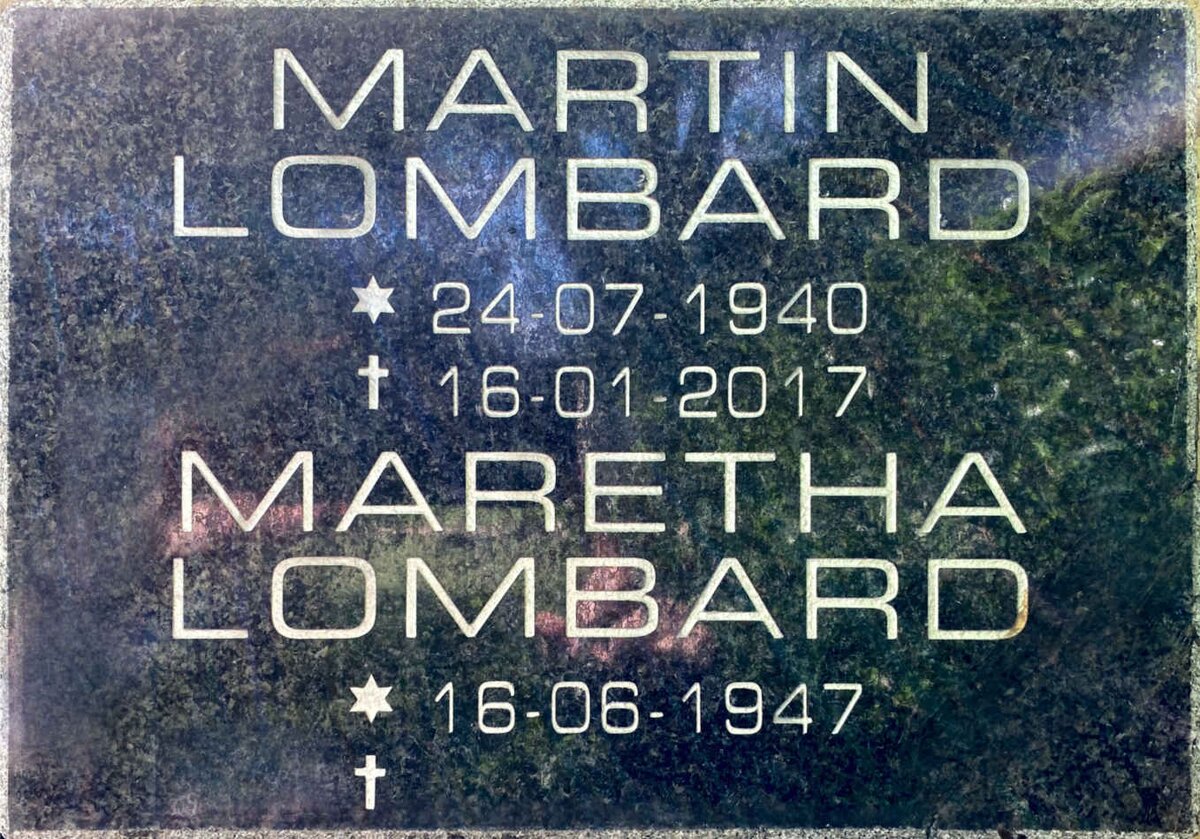 LOMBARD Martin 1940-2017 &amp; Maretha 1947-