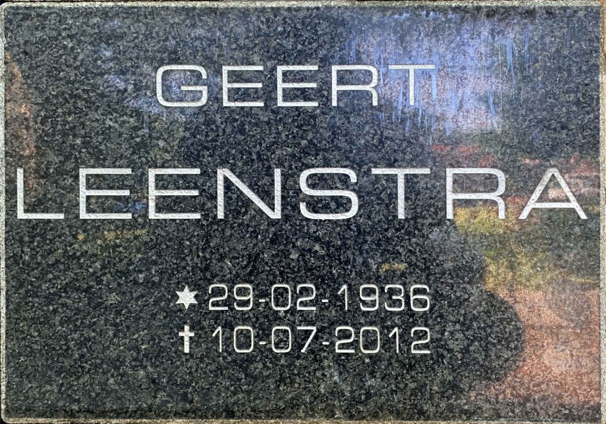 LEENSTRA Geert 1936-2012