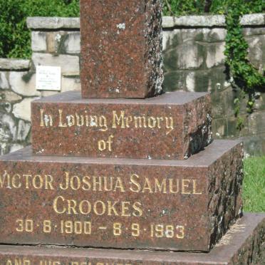 CROOKES Victor Joshua Samuel 1900-1983 &amp; Kathleen HAYES 1898-19?3 