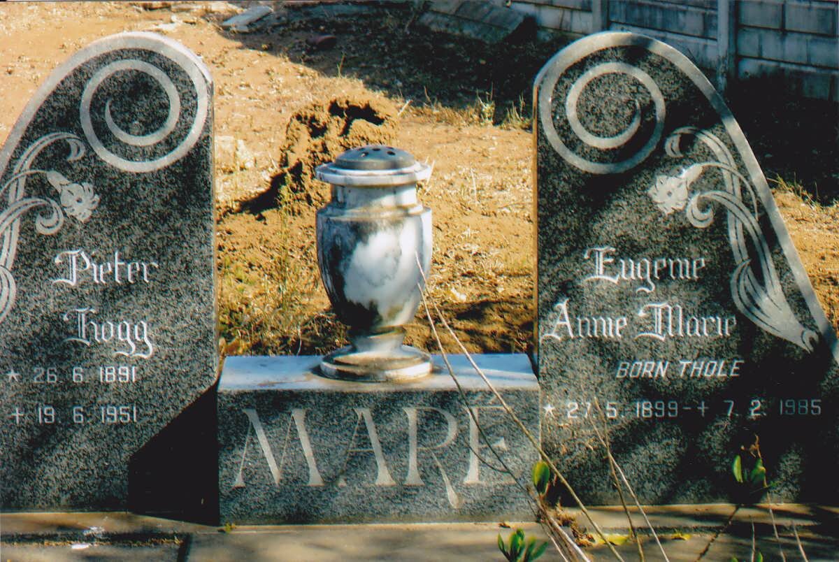 MARE Pieter Hogg 1891-1951 &amp; Eugemie Anne Marie THOLE 1899-1985