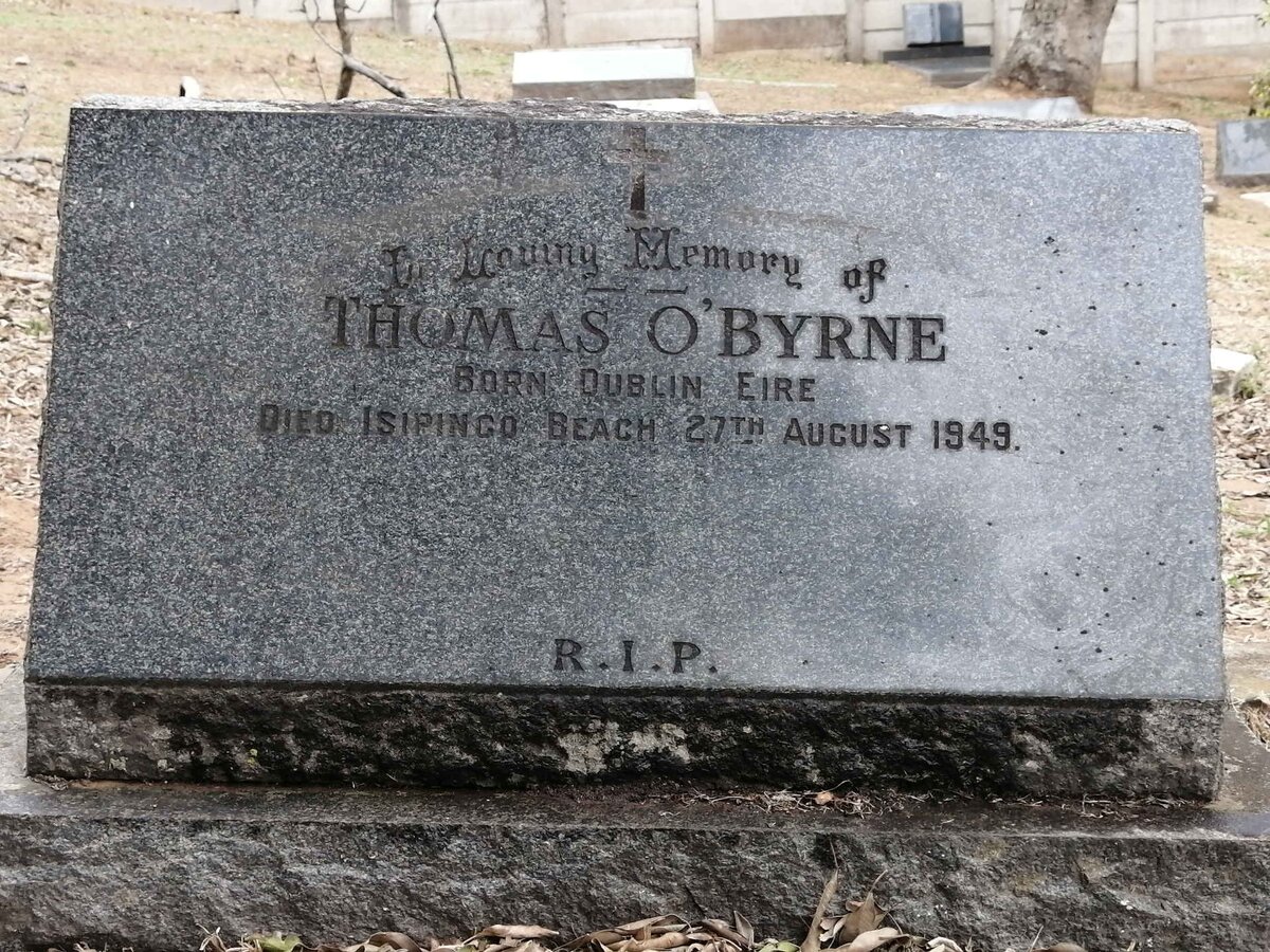 O'BYRNE Thomas -1949
