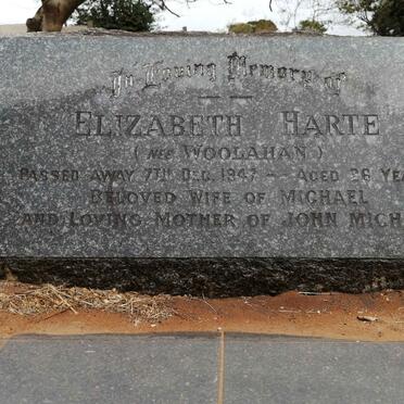 HARTE Elizabeth nee WOOLAHAN -1947