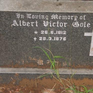 COLE Albert Victor 1912-1975