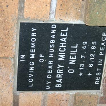 O'NEILL Barry Michael 1949-1985