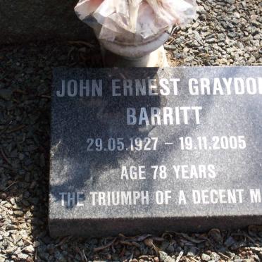 BARRITT John Ernest Graydon 1927-2005