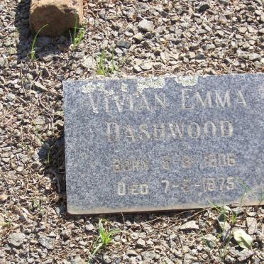 DASHWOOD Vivian Emma 1906-1975