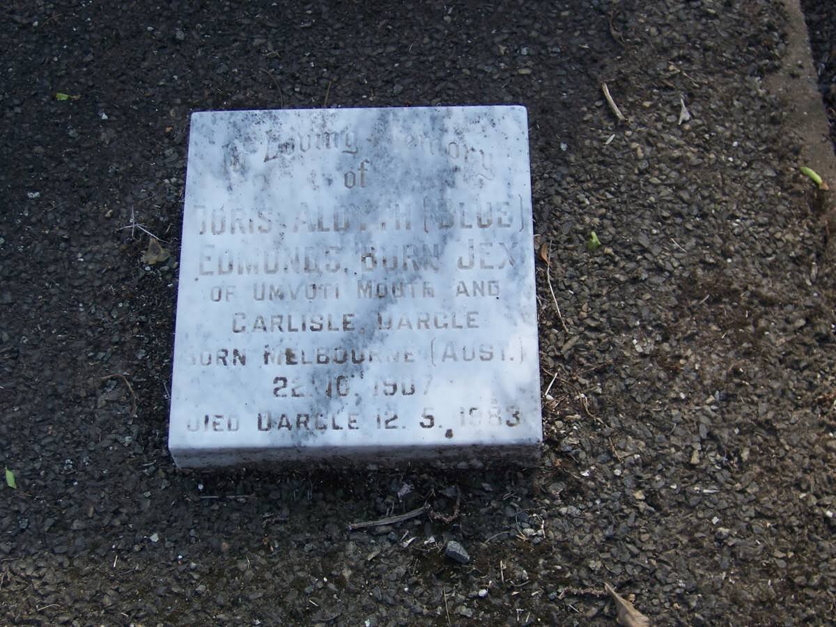 EDMONDS Doris Aldyth nee JEX 1907-1983