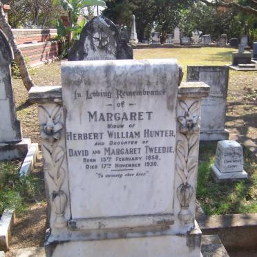 HUNTER Margaret nee TWEEDIE 1858-1930