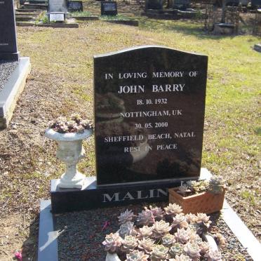MALIN John Barry 1932-2000