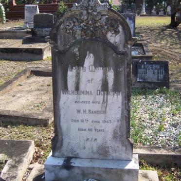 SANDER Wilhelmina Dorathy -1943