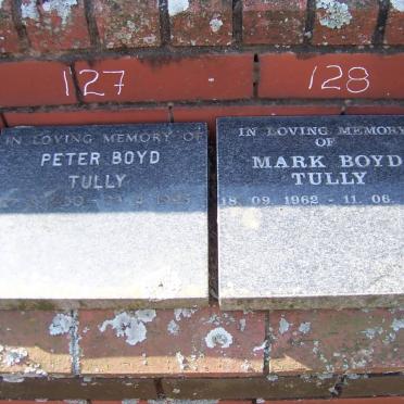 TULLY Peter Boyd 1930-1996 :: TULLY Mark Boyd 1962-2002