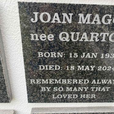 MAGGS Joan nee QUARTON 1933-2024