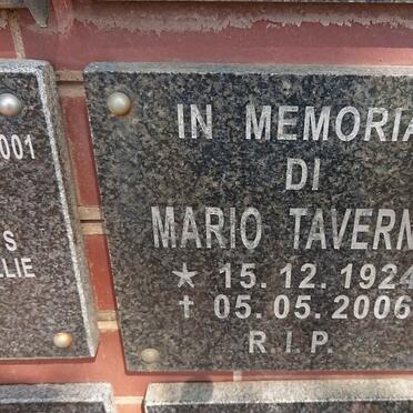TAVERNA Mario 1924-2006