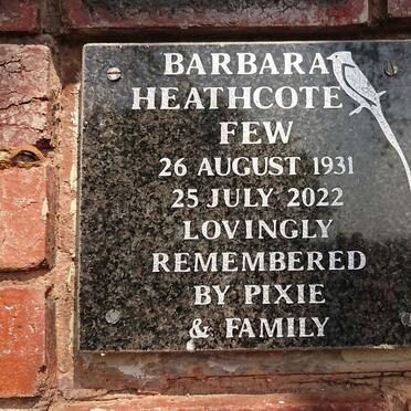 FEW Barbara Heathcote 1931-2022