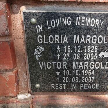 MARGOLD Victor 1964-2007 :: MARGOLD Gloria 1926-2005
