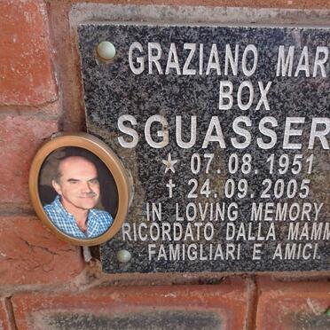 SGUASSERO Graziano Marco Box 1951-2005