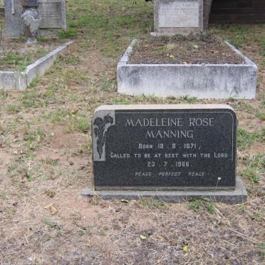 MANNING Madeleine Rose 1871-1966