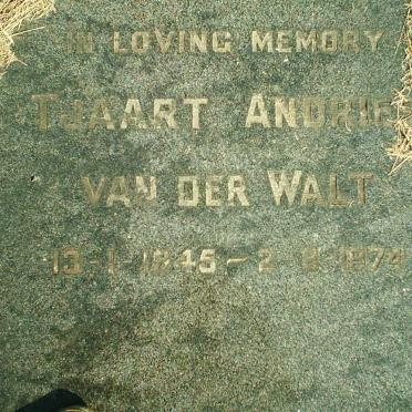WALT Tjaart Andries, van der 1945-1974
