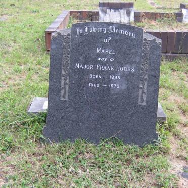 HOBBS Mabel 1895-1979