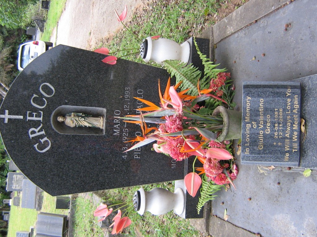 GRECO Mario 1925-1993 ::  GRECO Piet?o :: GRECO  Paolo :: GRECO Giulio Valentino 1981-2006