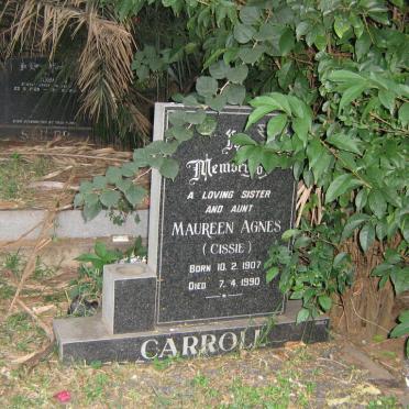 CARROLL Maureen Agnes 1907-1990