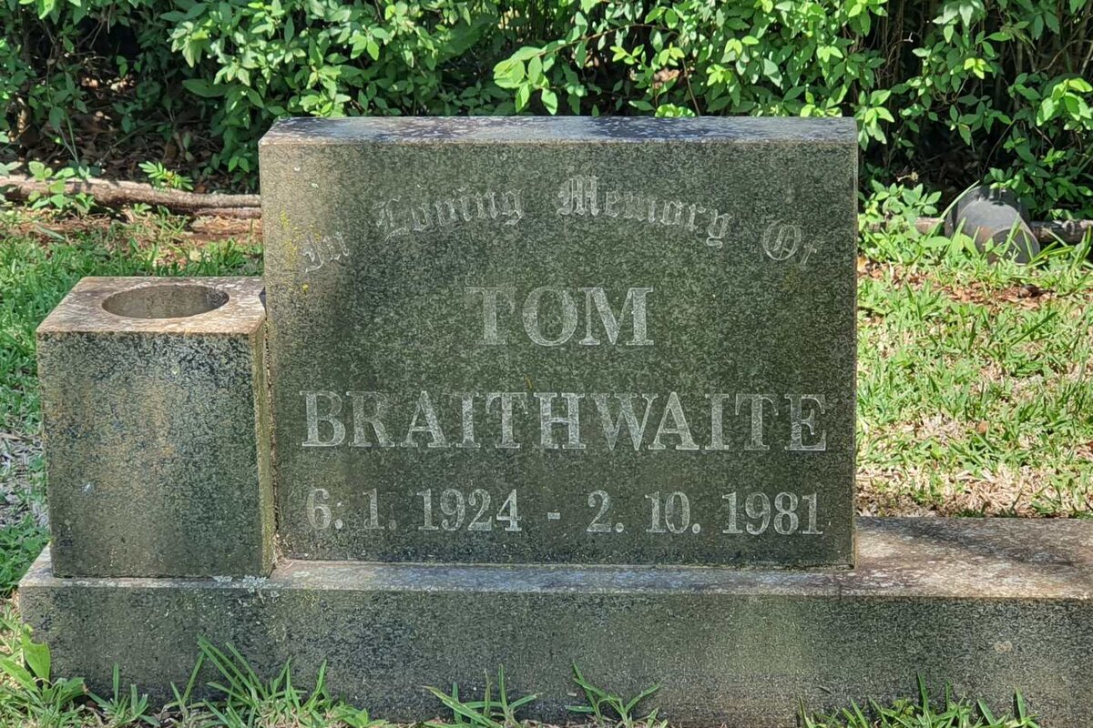 BRAITHWAITE Tom 1924-1981