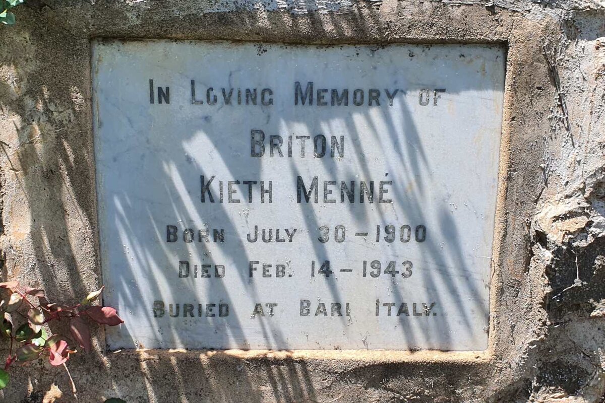 MENNE Briton Kieth 1900-1943