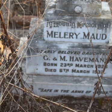 HAVEMANN Melery Maud 1925-1932