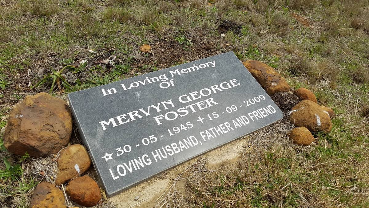 FOSTER Mervyn George 1945-2009