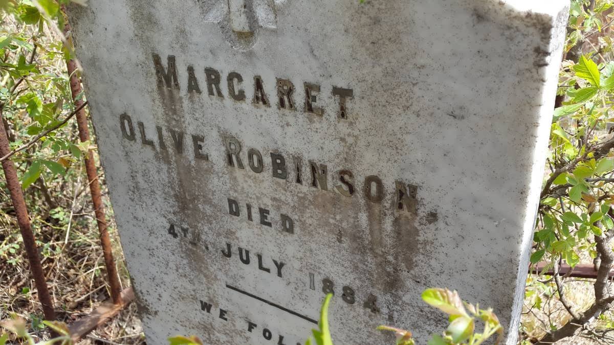 ROBINSON Margaret Olive -1884