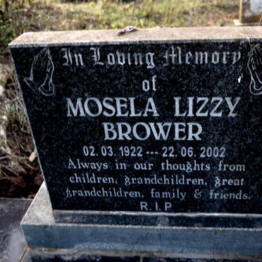 BROWER Mosela Lizzy 1922-2002
