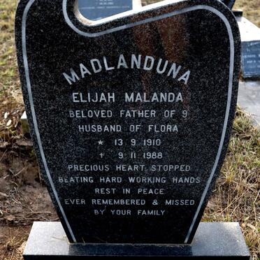 MALANDA Elijah 1910-1988