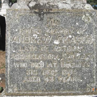 FRASER Andrew -1894 