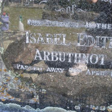 ARBUTHNOT Isabell Edith -1964