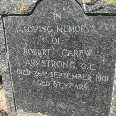 ARMSTRONG Robert Carew -1901