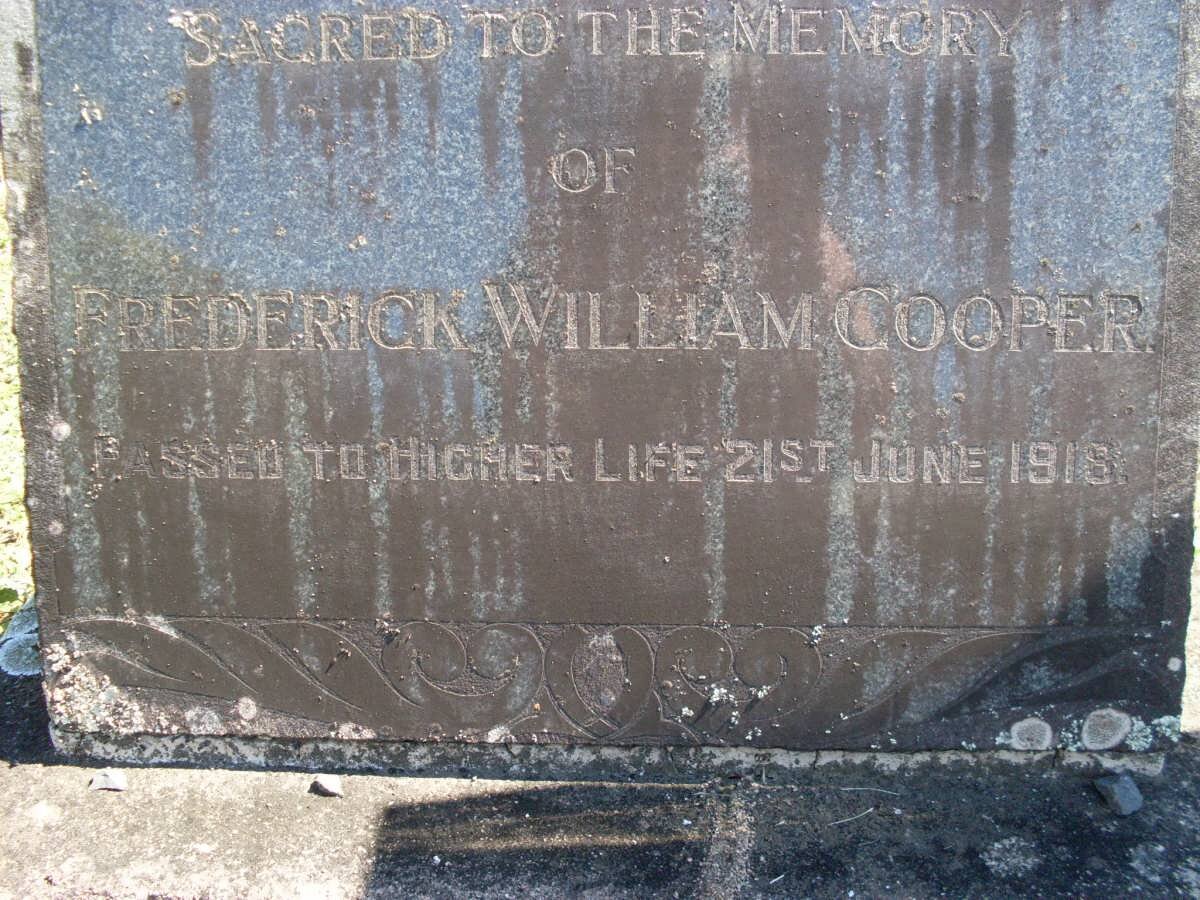 COOPER Frederick William -1916