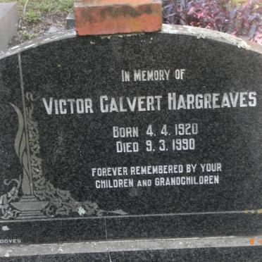 HARGREAVES Victor Calvert 1920-1990